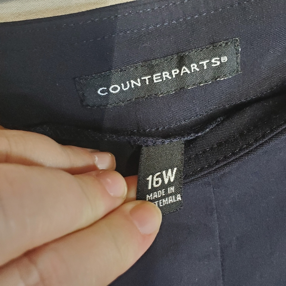 Counterparts Women's Navy Pants - Picture 2 of 6